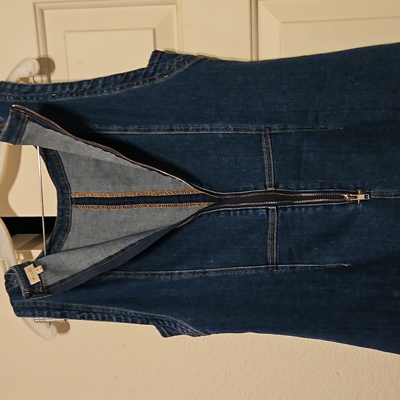 Anthrpologie Women's Blue Denim Dress Sz 1x - Picture 6 of 15